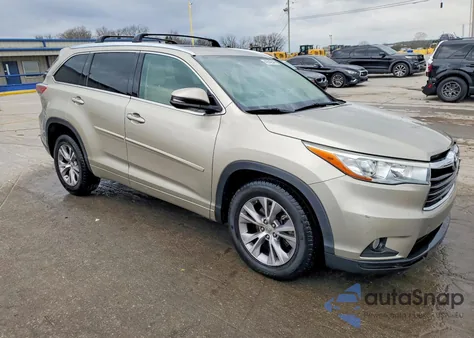 2015 Toyota Highlander Xle from USA, damaged, VIN 5TDKKRFH2FS079147